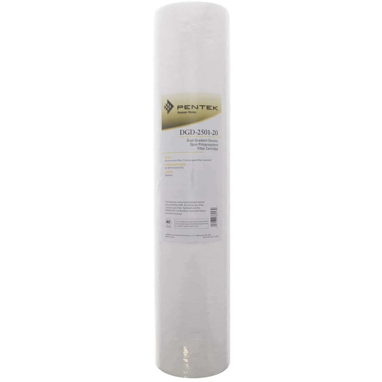 Pentek DGD-5005 10 In. X 4-1/2 In. Dual Gradient Sediment Water Filter Pentek Dgd 5005