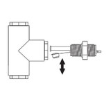 Advantage Controls Flow Assembly | Paddle type flow switch, PVC Tee, Reducers