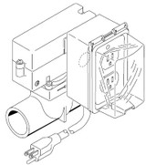 Grid Controls M310-1 Flow Switch  With Duplex Receptacle, Box and Power Cord