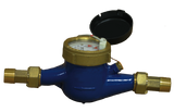 Pulsafeeder MTR100-G Lead Free Brass Contacting Water Meters, .75" NPT