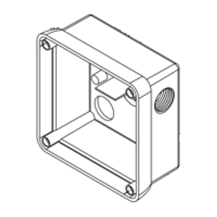 BW 76001-150 ENCLOSURE F-2000 PANEL MOUNT WITH HOLES