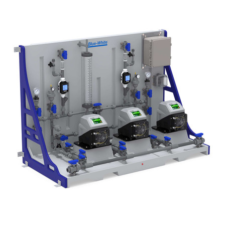 BW CFPS-3 CHEM-FEED® Plastic Simplex Skid System