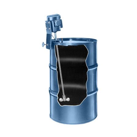 Neptune F-3.0 Drum Mixer, 55 Gallon, 1/2HP-1-115/230-TEFC, Series F