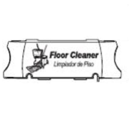 Graphics Band, White, Floor Cleaner