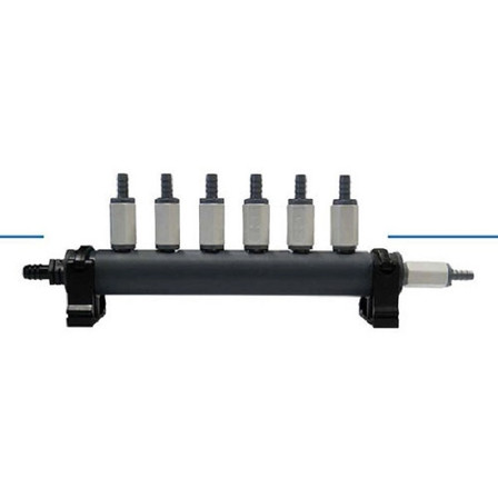 Flush Manifold for 6 Pump OPL Advantage | 6 pumps flush manifold II + 24Vdc solenoid valve