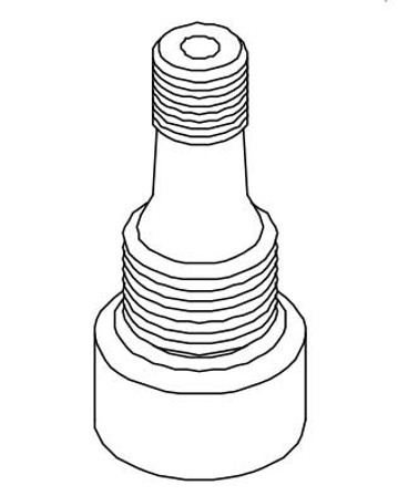 37351 LMI INJECTOR FITTING, LIQUIPRO