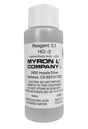 Myron L HCL-3-2OZ Hardness Reagent C1, 2 Oz Bottle