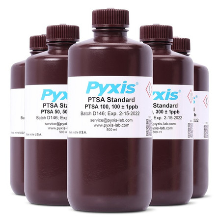 PTSA Calibration Standard Solutions | 30, 50, 100, 200, or 300 ppb