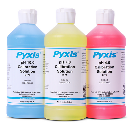 pH Calibration Standard Solutions | 4.0, 7.0, or 10.0