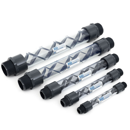 Koflo 1" Clear PVC Static Mixer