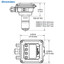 Fixed Depth Insertion Magmeter, PVC, 12", DL76