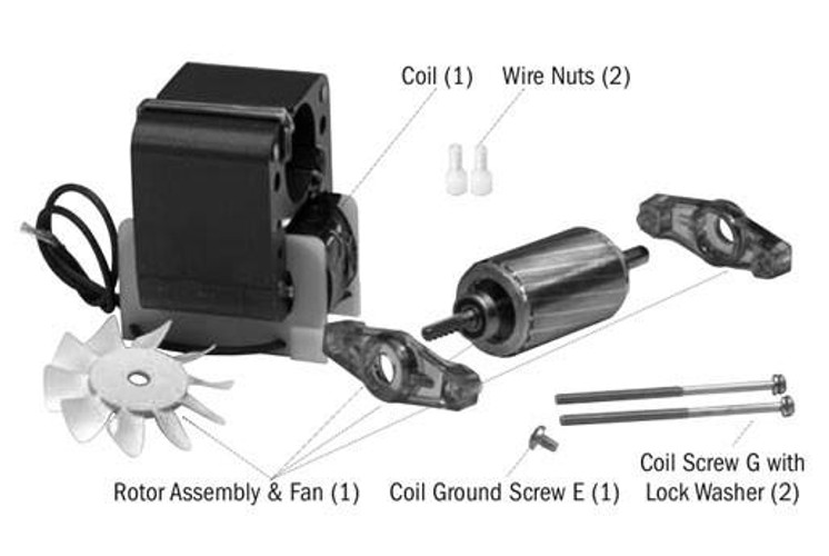 Stenner MSK120 Stenner Motor Service Kit 120VAC 