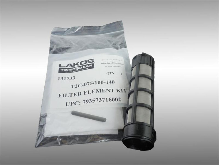 Lakos T2C-075/100-140 Filter Element Kit 140# (105 Micron) Fits 3/4" and 1" Models (131733)
