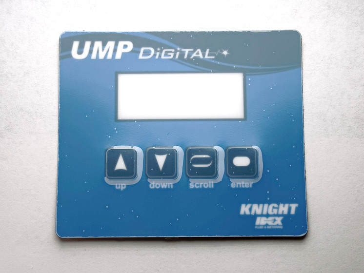 Knight UMP-200 Digital, Replacement Button Label Cover