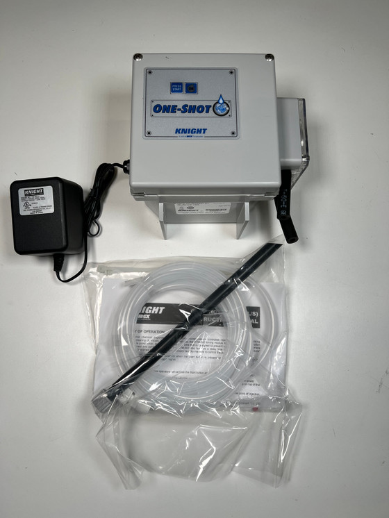 KNIGHT OS-100L ONE-SHOT Dispensing System, 1 Pump, External Transformer