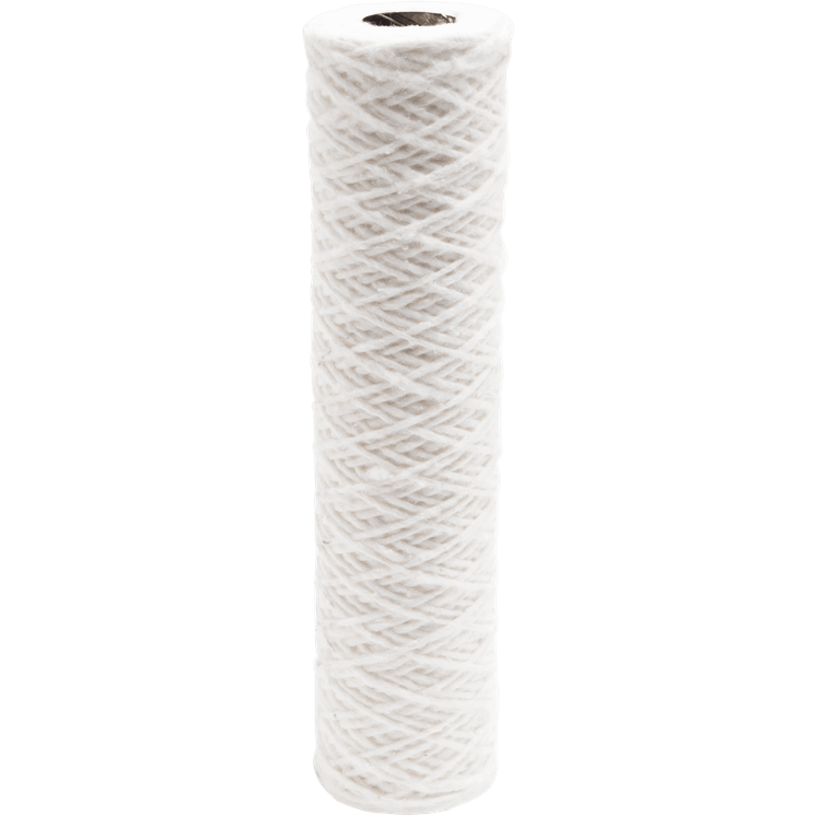 spun-wound filter cartridge