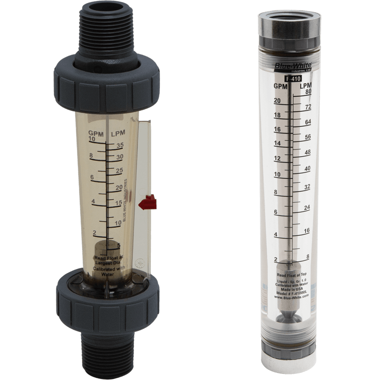0.75 inch flow meter all biocide feeder