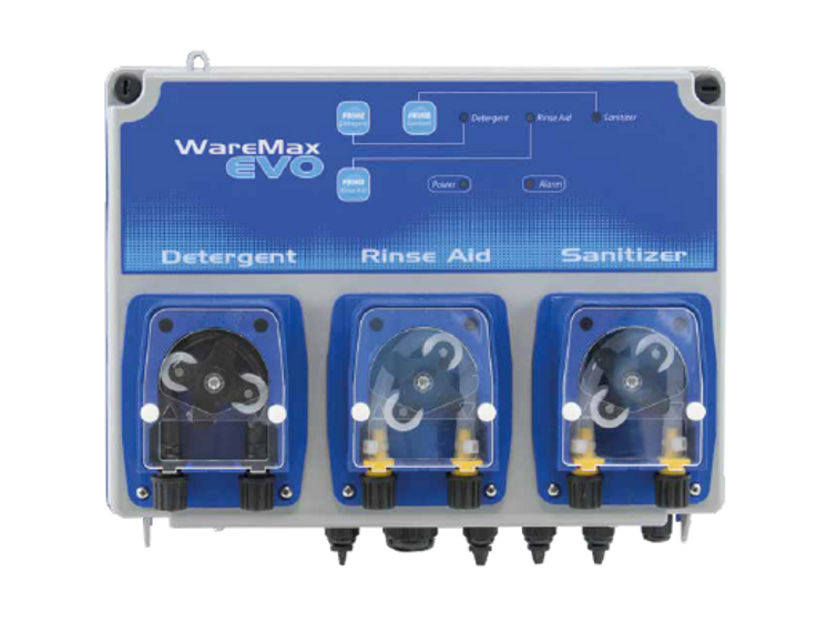 WareMax EVO LLL-Microprocessor based dosing system, Three Liquid Pumps