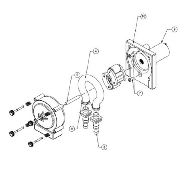 600 Series Pumps | Motor/gearbox assembly