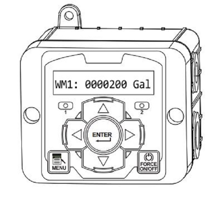 Advantage Controls Water Meters | Remote Water  Meter Totalizer