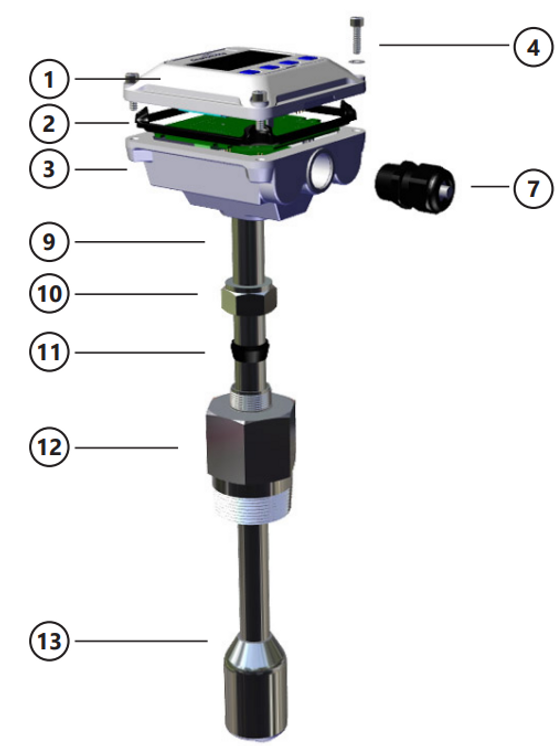 Seametrics Screw/Washer Kit, Upper Housing (Qty 4)