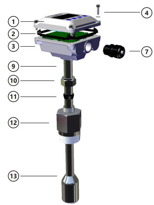 100846 Adapter Fitting, SS,  NPT Thread, 1-1/2"