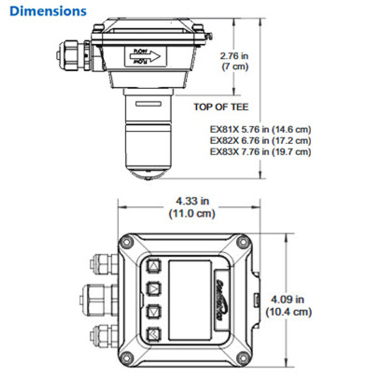 Fixed Depth Insertion Magmeter, Brass, 12", PD10