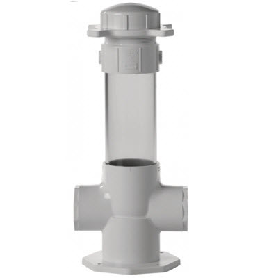 Economate-8 Clear Biocide Feeder For Chlorine And Bromine, 8 LB Capacity