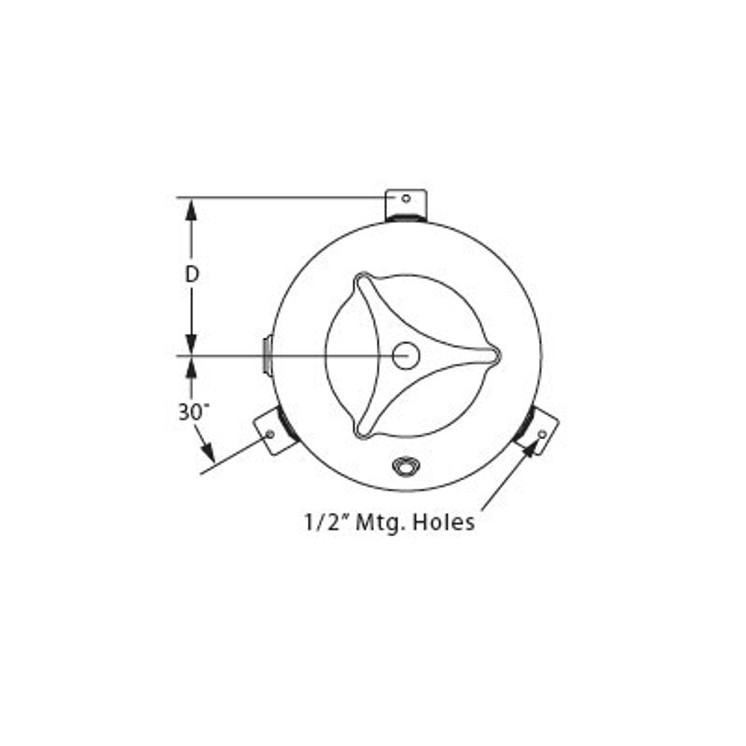 Vector chemical shot feeder top view drawing