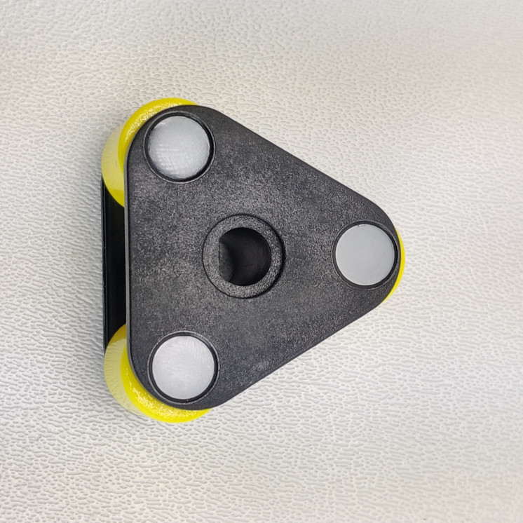 3-Lobe Roller Assembly Yellow Rollers