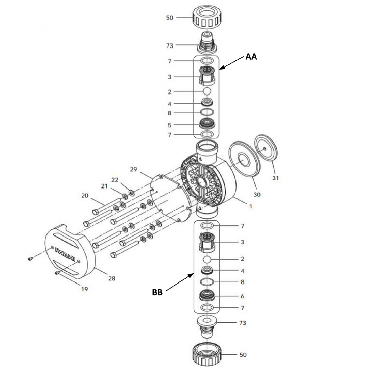 IX0112 Walchem PLATE, REINFORCEMENT, IXD150