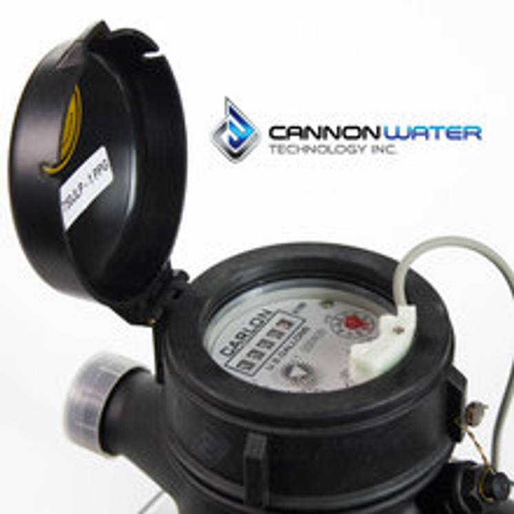 Plastic Water Meter, Contacting Head, 3/4" with reed switch sensor, pulse output (Low Lead Compliance)