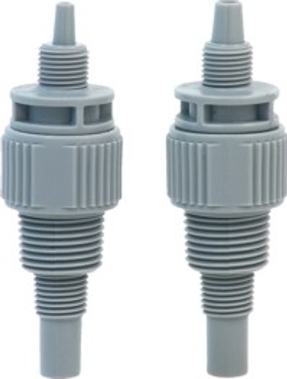 Blue-White Injection Back Check Valve with Connection Nut