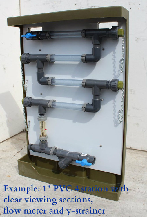 corrosion coupon rack for monitoring corrosion rates
