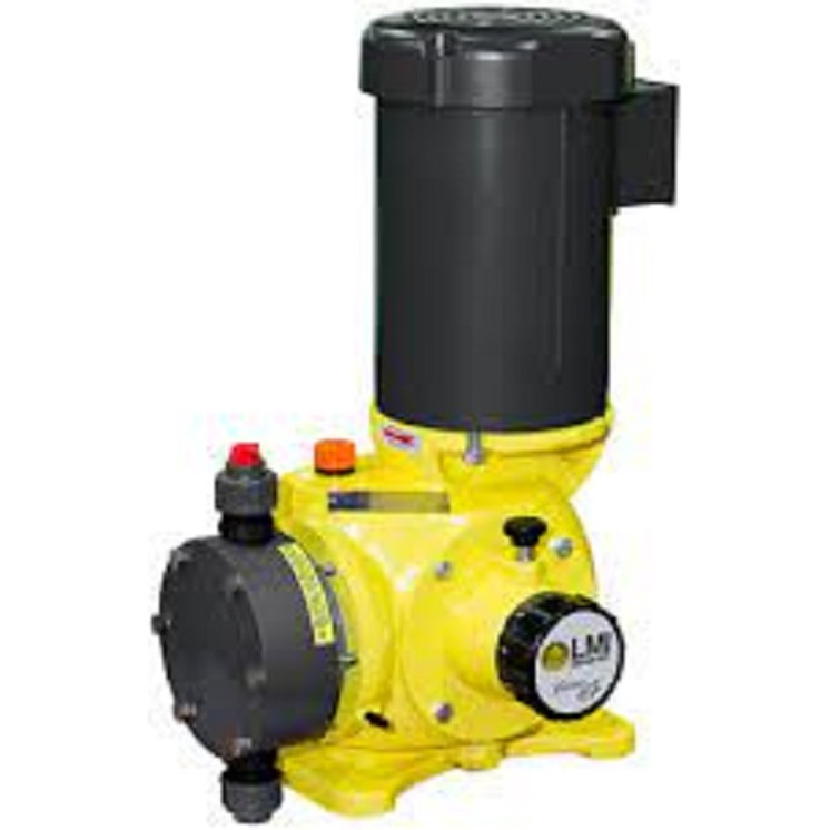LMI G Series Model SD7 316 SS Metallic Head Gear Drive Metering Pumps, Standard 1/2" NPTF