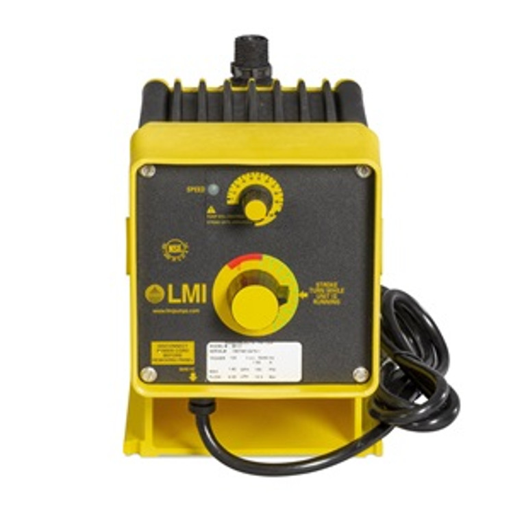 LMI Excel B72 Liquipro Metering Pumps 0.0 - 2.5 GPH (0.0 - 9.5 LPH); 100 psi (6.9 bar)