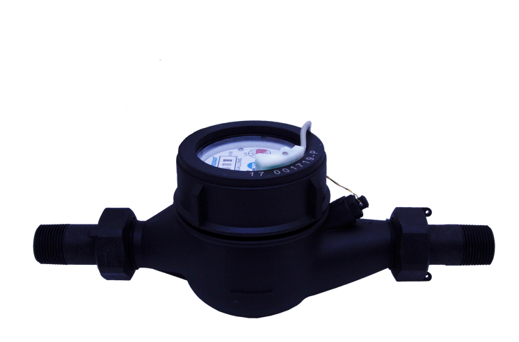 Pulsafeeder MTR301-P Plastic Contacting Water Meters, 1" NPT