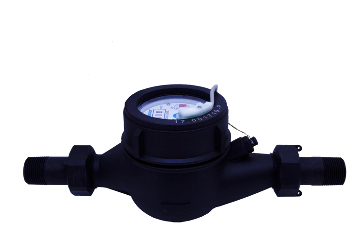 Pulsafeeder MTR304-P-H Plastic Contacting Water Meters, 1" NPT