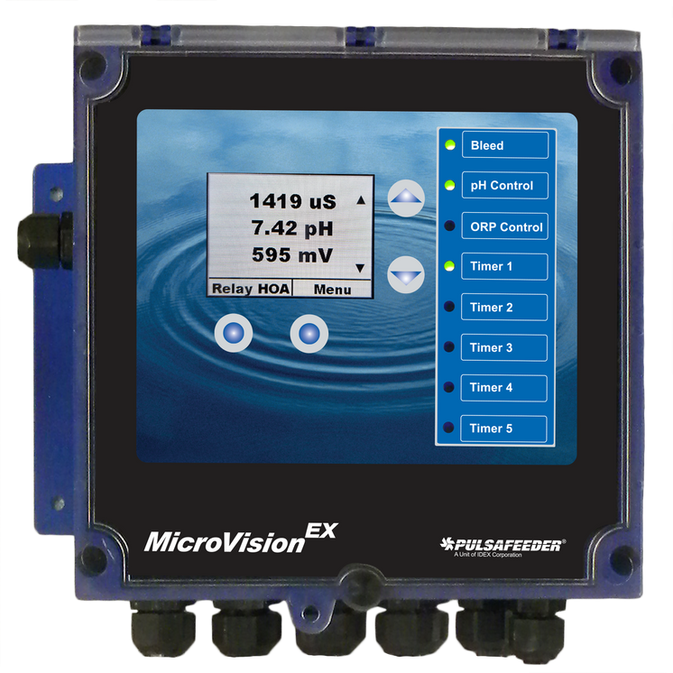 Pulsafeeder MVECPOXPA-XXX-CZXXX Conductivity Control, Torodial, pH, ORP, Panel