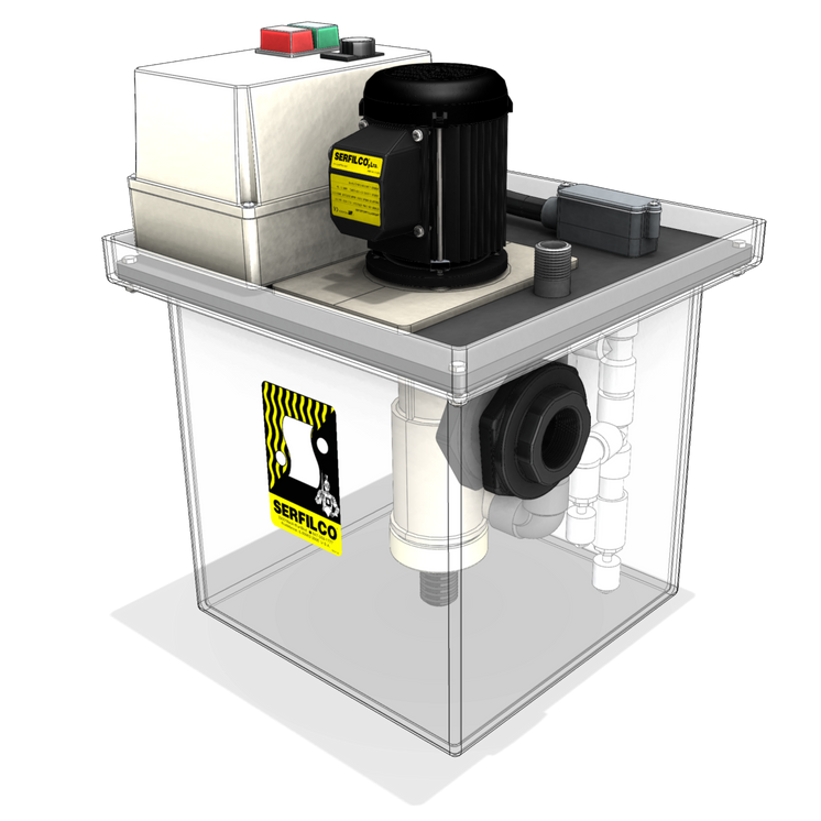 Chemical Waste Lift Station with 11 Gallon Tank Capacity