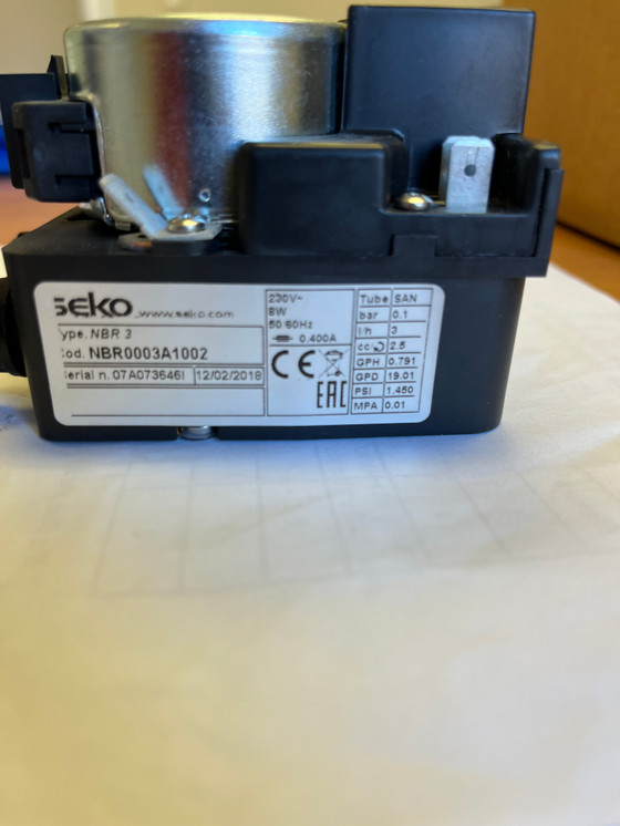 NBR 3 Peristaltic Metering Pump