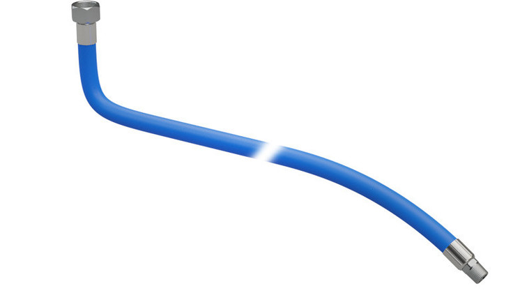 Lafferty High Pressure Blue Hose, EPDM Seal, 1/2" Diameter x 50' Long, FGH (Female Garden Hose)  x 3/8 MPT (Male Pipe Thread) Connection