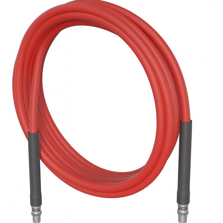 Lafferty High Pressure Red Hose, 1/2" Diameter x 50' Long, FGH (Female Garden Hose)  x 3/8 MPT (Male Pipe Thread) Connection