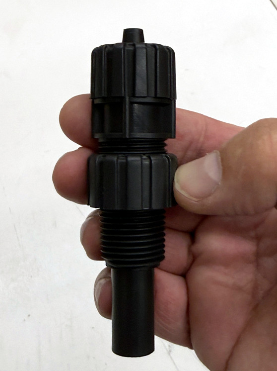 Advantage Controls INJ-L-KVC1 Injection Back Check Fitting 3/8" O.D. Tubing