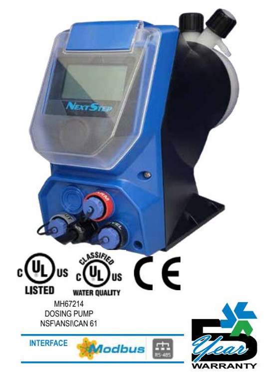 Pulsafeeder NextStep Stepper Motor Chemical Pump
