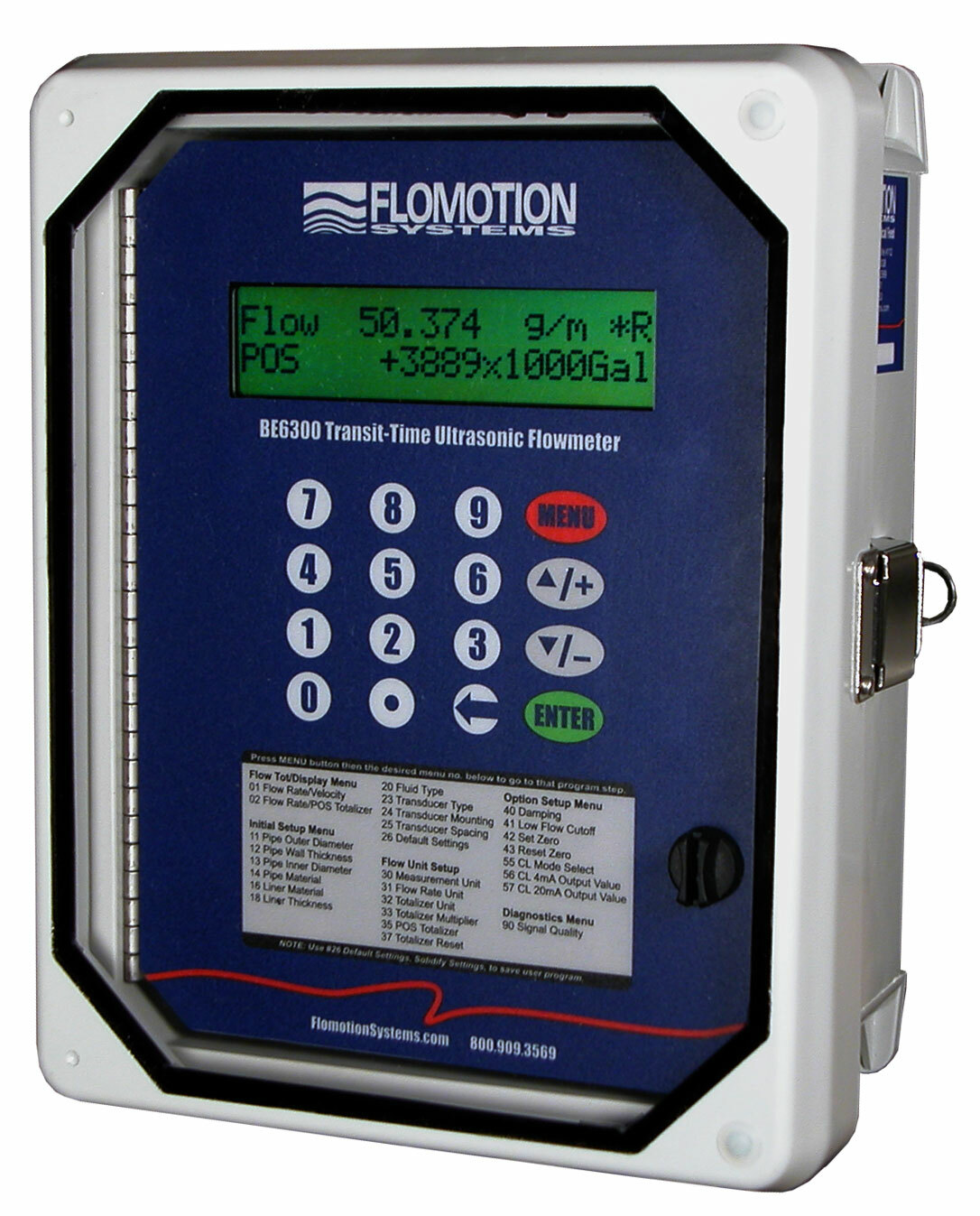 Clamp-on Ultrasonic Transit Time Flow