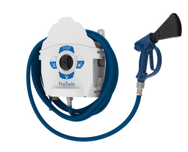 ProTwin | Wall-mounted spray and foam cleaning system with hose, wand ...