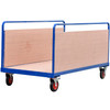 Adjustable Double Sided Trolley w/Boarded Sides