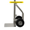 Aluminium Double Keg Sack Truck with integrated stair skid