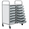 EDUK8 Classroom Antibacterial Tray Rack Trolley